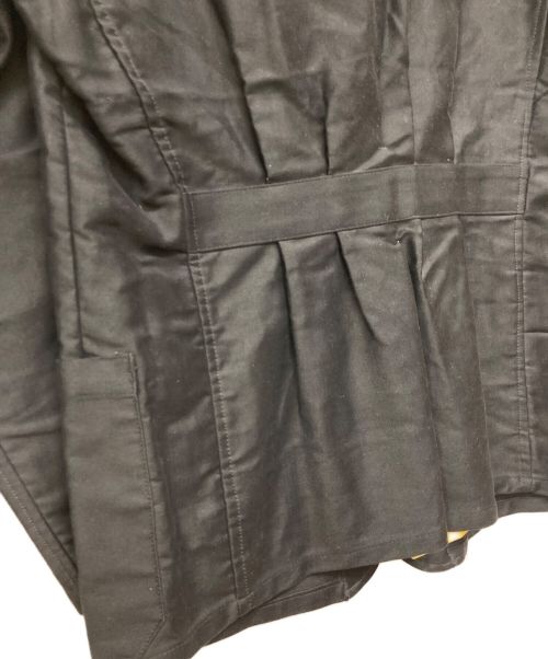 Le Favori（ル ファヴォリ）Le Favori (ル ファヴォリ) モールスキンジャケット ブラック サイズ:記載なしの古着・服飾アイテム