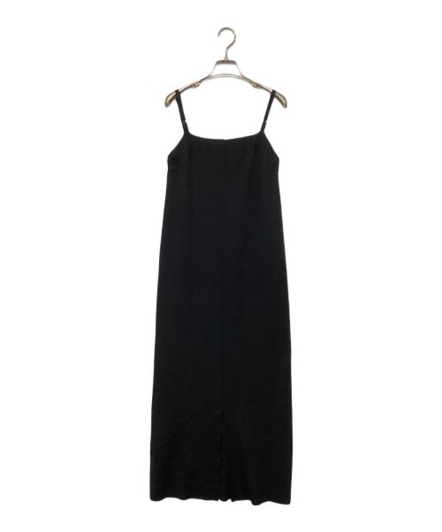 SHENERY（シーナリー）SHENERY (シーナリー) 総針ニットタイトマキシキャミワンピース ブラック サイズ:Fの古着・服飾アイテム