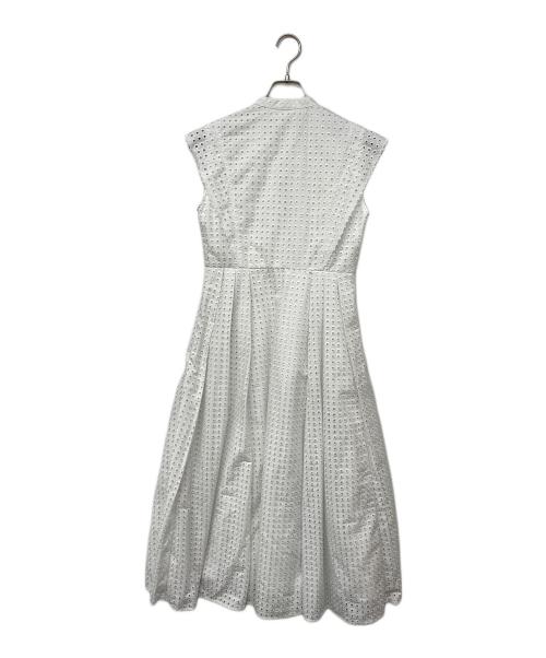 CELFORD（セルフォード）CELFORD (セルフォード) サーキュラーエンブロイダリーワンピース ホワイト サイズ:36の古着・服飾アイテム