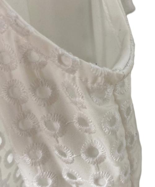 CELFORD（セルフォード）CELFORD (セルフォード) サーキュラーエンブロイダリーワンピース ホワイト サイズ:36の古着・服飾アイテム