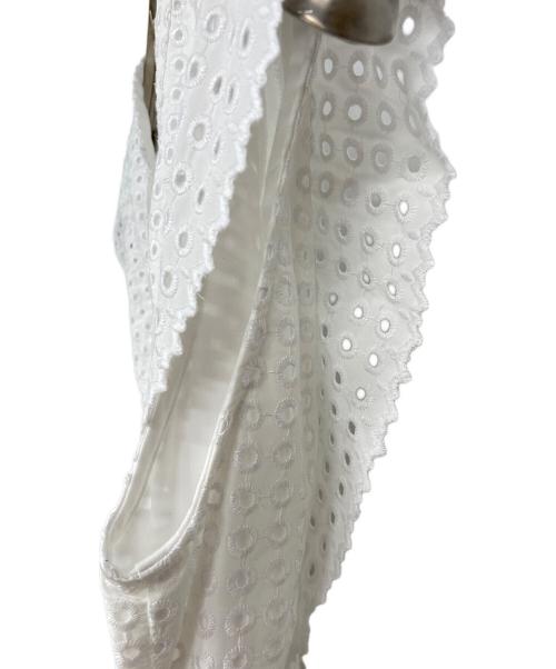 CELFORD（セルフォード）CELFORD (セルフォード) サーキュラーエンブロイダリーワンピース ホワイト サイズ:36の古着・服飾アイテム