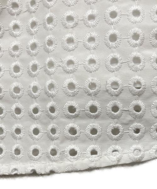 CELFORD（セルフォード）CELFORD (セルフォード) サーキュラーエンブロイダリーワンピース ホワイト サイズ:36の古着・服飾アイテム