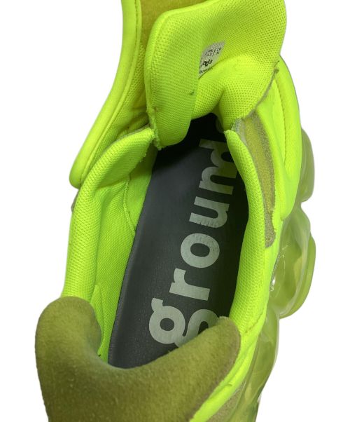 grounds（グラウンズ）grounds (グラウンズ) MOOPIE／エアソールスニーカー イエロー サイズ:24cmの古着・服飾アイテム