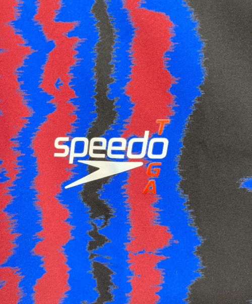 TOGA ARCHIVES（トーガアーカイブス）TOGA ARCHIVES (トーガアーカイブス) SPEEDO (スピード) 半袖Tシャツ ブルー×レッド サイズ:46の古着・服飾アイテム
