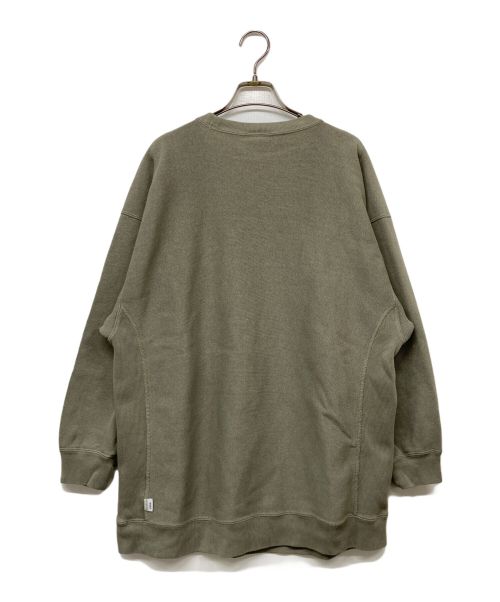 Champion REVERSE WEAVE（チャンピオン リバース ウィーブ）Champion REVERSE WEAVE (チャンピオンリバースウィーブ) WTAPS (ダブルタップス) クルーネックスウェット カーキ サイズ:Mの古着・服飾アイテム