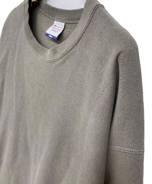 Champion REVERSE WEAVE（チャンピオン リバース ウィーブ）Champion REVERSE WEAVE (チャンピオンリバースウィーブ) WTAPS (ダブルタップス) クルーネックスウェット カーキ サイズ:Mの古着・服飾アイテム