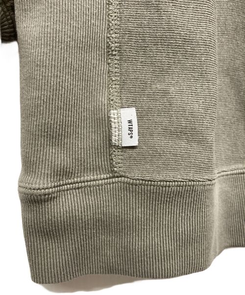 Champion REVERSE WEAVE（チャンピオン リバース ウィーブ）Champion REVERSE WEAVE (チャンピオンリバースウィーブ) WTAPS (ダブルタップス) クルーネックスウェット カーキ サイズ:Mの古着・服飾アイテム