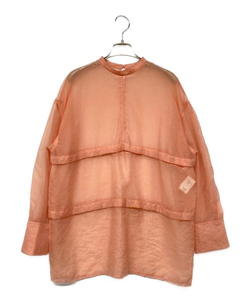 CLANE（クラネ）CLANE (クラネ) 3ARRANGE SHEER TOPS/3アレンジシアートップス オレンジ サイズ:1の古着・服飾アイテム