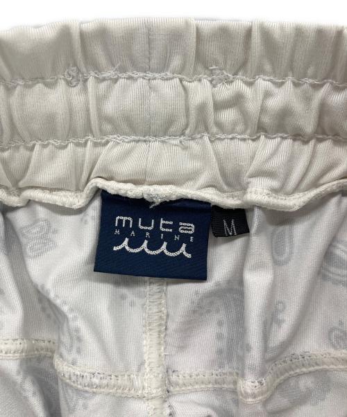 muta MARINE（ムータマリン）muta MARINE (ムータマリン) ペイズリー柄 ハーフパンツ ホワイト サイズ:Mの古着・服飾アイテム