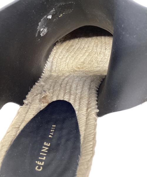 CELINE（セリーヌ）CELINE (セリーヌ) エスパドリーユ ブラック サイズ:41の古着・服飾アイテム