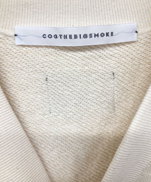 COGTHEBIGSMOKE（コグザビッグスモーク）COGTHEBIGSMOKE (コグザビッグスモーク) GWEN CARDIGAN ベージュ サイズ:記載なしの古着・服飾アイテム