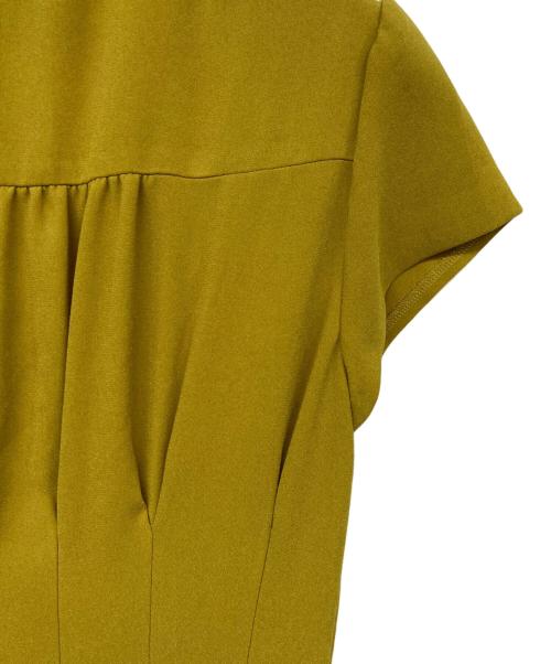 Sybilla（シビラ）Sybilla (シビラ) タッキングデザインドレス イエロー サイズ:Mの古着・服飾アイテム