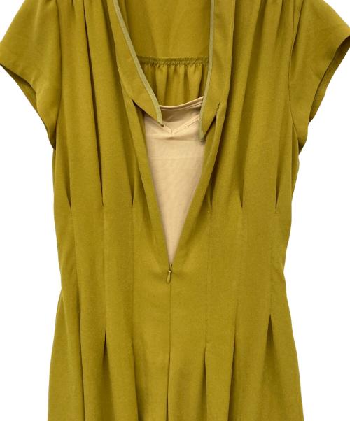 Sybilla（シビラ）Sybilla (シビラ) タッキングデザインドレス イエロー サイズ:Mの古着・服飾アイテム