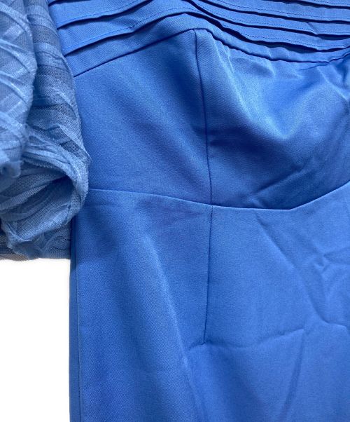 Lily Brown（リリーブラウン）Lily Brown (リリーブラウン) ボリュームチュールスリーブドレス ブルー サイズ:1の古着・服飾アイテム