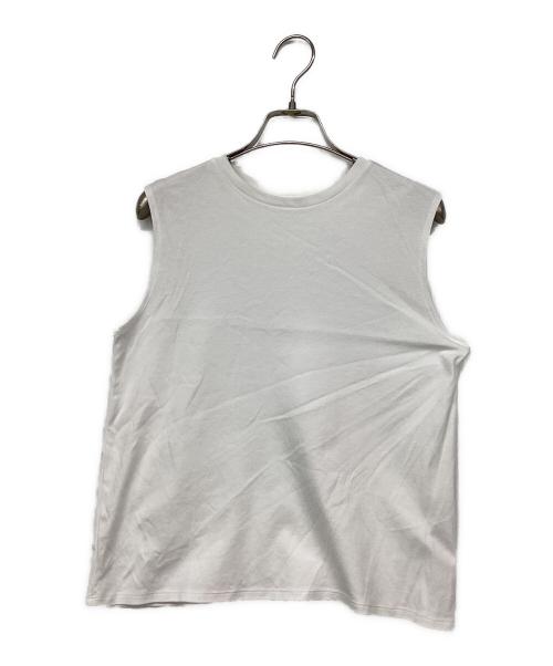 Mila Owen（ミラオーウェン）Mila Owen (ミラオーウェン) シャーリングシアーレイヤードトップス ホワイト サイズ:Fの古着・服飾アイテム