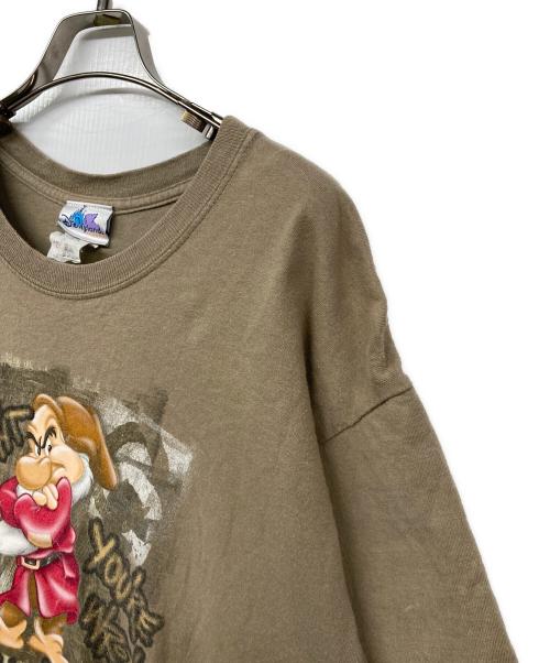 DISNEY（ディズニー）DISNEY (ディズニー) プリントカットソー ベージュ サイズ:Lの古着・服飾アイテム