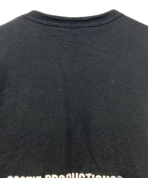 COOTIE PRODUCTIONS（クーティープロダクツ）COOTIE PRODUCTIONS (クーティープロダクツ) ロゴプリントスウェット ブラック サイズ:LARGEの古着・服飾アイテム