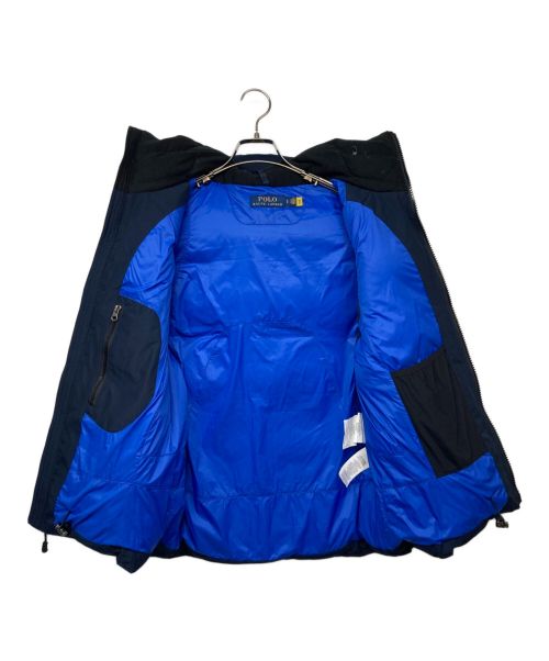 POLO RALPH LAUREN（ポロ・ラルフローレン）POLO RALPH LAUREN (ポロ・ラルフローレン) ポニーフーデットダウンベスト ネイビー サイズ:170/92の古着・服飾アイテム