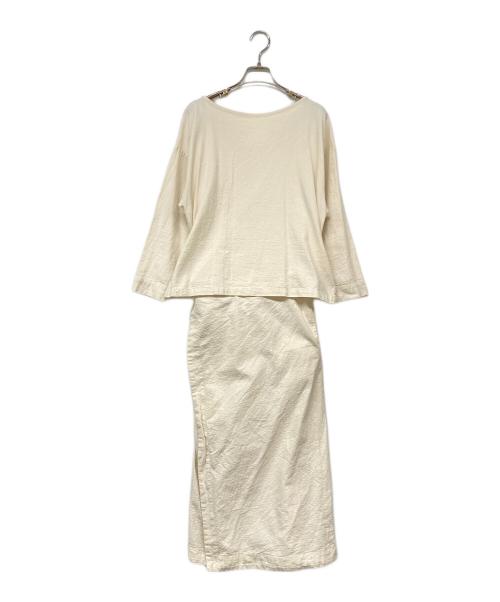 Snow peak（スノーピーク）Snow peak (スノーピーク) 長袖ワンピース アイボリー サイズ:3の古着・服飾アイテム