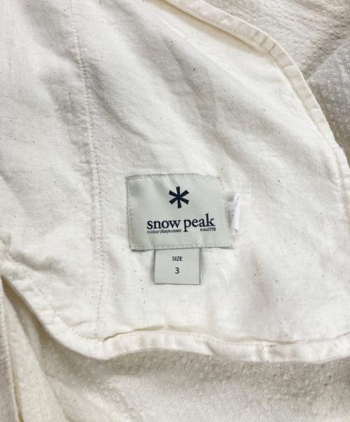 Snow peak（スノーピーク）Snow peak (スノーピーク) 長袖ワンピース アイボリー サイズ:3の古着・服飾アイテム