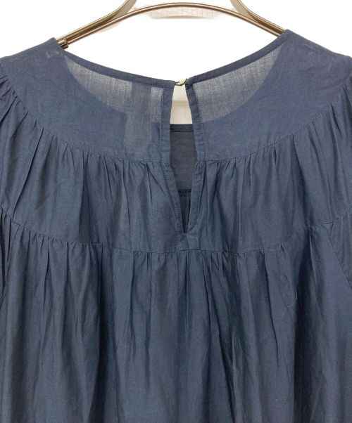 merlette（マーレット）merlette (マーレット) コットン ティアードドレス ワンピース ネイビー サイズ:表記無しの古着・服飾アイテム