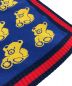 GUCCI (グッチ) テディベア柄ブランケット ネイビー：14000円