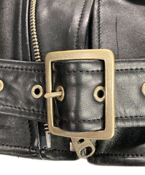 beautiful people（ビューティフルピープル）beautiful people (ビューティフルピープル) ライダースジャケット ブラック サイズ:140の古着・服飾アイテム