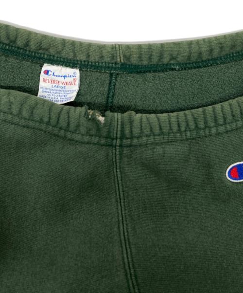 Champion REVERSE WEAVE（チャンピオン リバース ウィーブ）Champion REVERSE WEAVE (チャンピオン リバース ウィーブ) スウェットパンツ グリーン サイズ:Lの古着・服飾アイテム