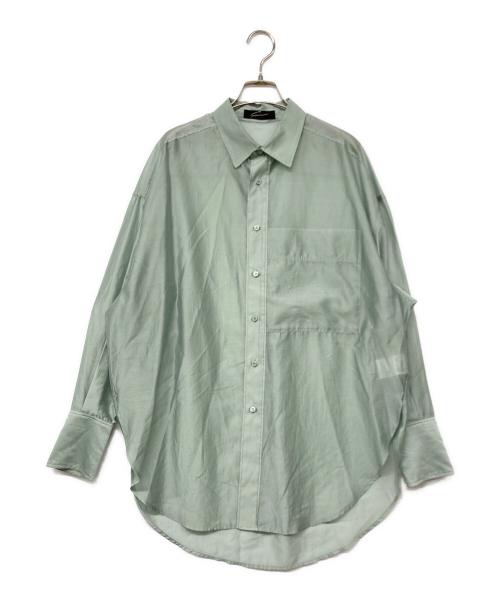 STUNNING LURE（スタニングルアー）STUNNING LURE (スタニングルアー) ロングシアーシャツ ミント サイズ:Sの古着・服飾アイテム