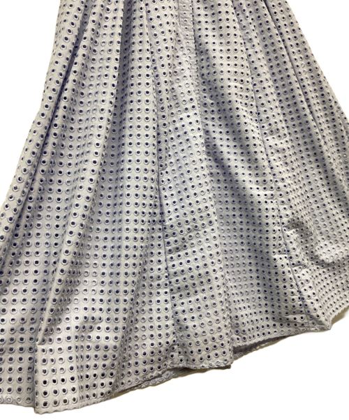 CELFORD（セルフォード）CELFORD (セルフォード) サーキュラーエンブロイダリーワンピース スカイブルー サイズ:36の古着・服飾アイテム