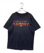 WINTERLANDウィンターランド）の古着「00's バンドプリントTシャツ/LOU REED」｜ブラック