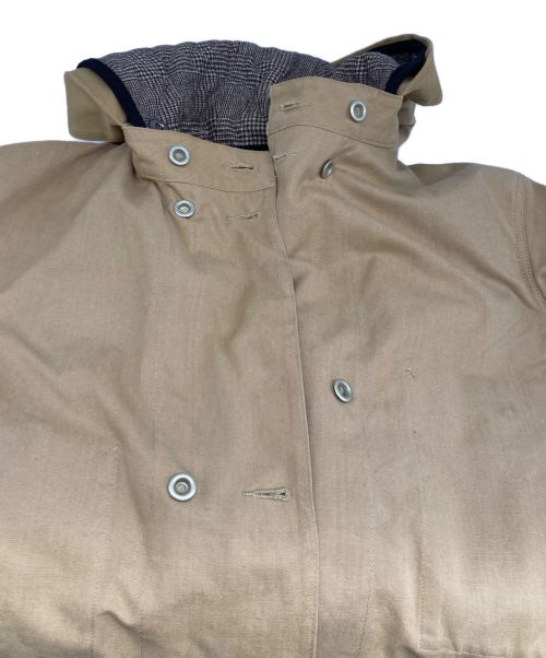 m's braque（エムズブラック）m's braque (エムズブラック) ライナー付ロングコート ベージュ サイズ:Sの古着・服飾アイテム