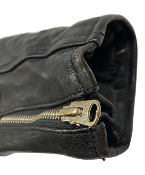 beautiful people（ビューティフルピープル）beautiful people (ビューティフルピープル) shrink leather riders jacket/ライダースジャケット ブラック サイズ:130の古着・服飾アイテム