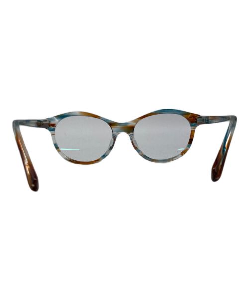 Alain Mikli（アランミクリ）Alain Mikli (アランミクリ) 眼鏡 ブルー×ブラウンの古着・服飾アイテム