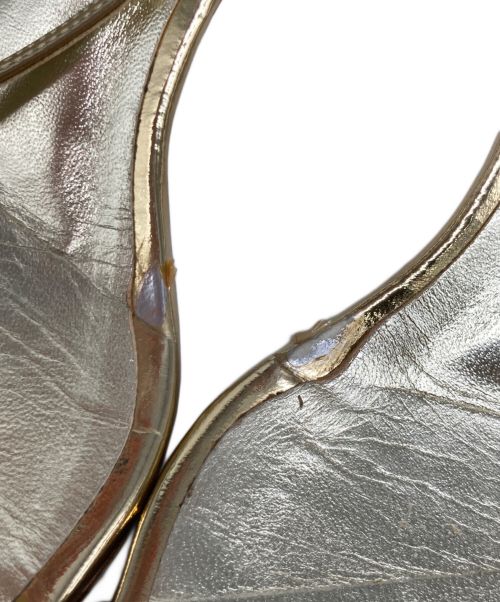 BRENTELLA（ブレンテッラ）BRENTELLA (ブレンテッラ) GOLD STRAP サンダル ゴールド サイズ:36の古着・服飾アイテム