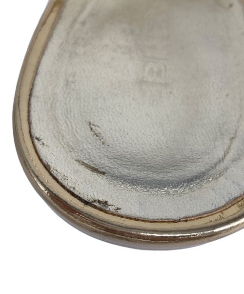 BRENTELLA（ブレンテッラ）BRENTELLA (ブレンテッラ) GOLD STRAP サンダル ゴールド サイズ:36の古着・服飾アイテム