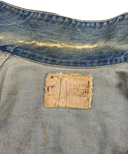 penneys FOREMOST（ペニーズ フォアモスト）penneys FOREMOST (ペニーズ フォアモスト) 50’S 1stデニムジャケット ブルー サイズ:記載なしの古着・服飾アイテム
