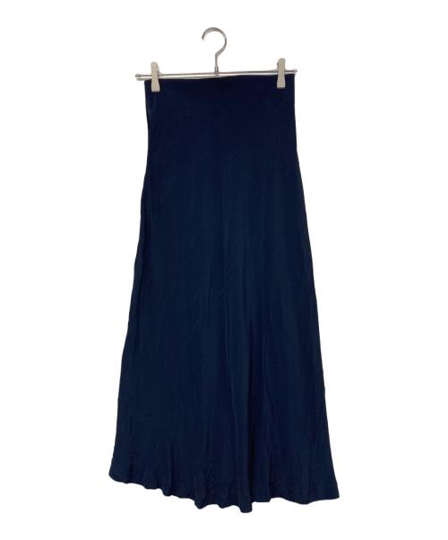 ROBE DE CHAMBRE COMME DES GARCONS（ローブドシャンブル コムデギャルソン）ROBE DE CHAMBRE COMME DES GARCONS (ローブドシャンブル コムデギャルソン) レーヨンロングスカート ネイビー サイズ:記載なしの古着・服飾アイテム