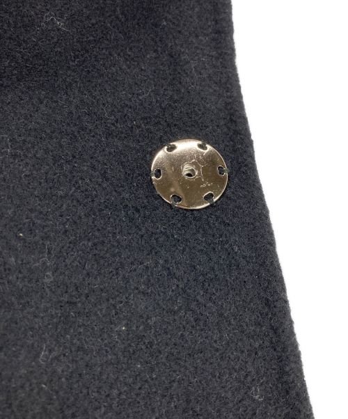 follow（フォロー）follow (フォロー) super130s wool-cashmere rever coat ブラック サイズ:FREEの古着・服飾アイテム