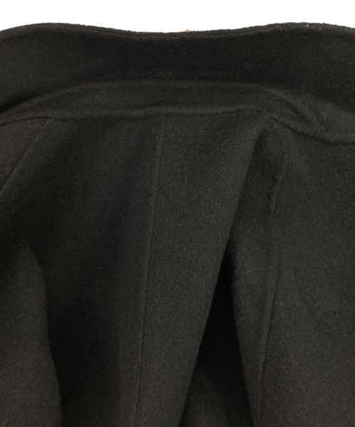 follow（フォロー）follow (フォロー) super130s wool-cashmere rever coat ブラック サイズ:FREEの古着・服飾アイテム