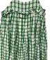 中古・古着 reldi (レルディ) GINGHAM-CHECKED MOTORCYCLE DRESS グリーン サイズ:2：6000円