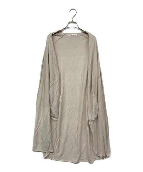 evam eva（エヴァムエヴァ）evam eva (エヴァムエヴァ) リネンローブベスト ベージュ サイズ:Mの古着・服飾アイテム