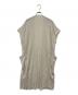 evam eva (エヴァムエヴァ) リネンローブベスト ベージュ サイズ:M：7000円