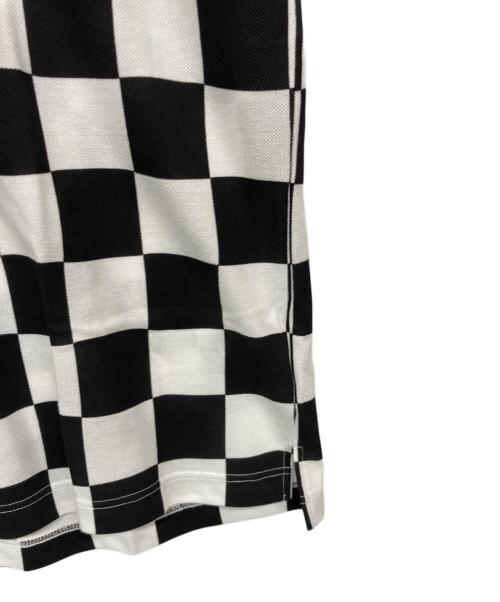 FRED PERRY（フレッドペリー）FRED PERRY (フレッドペリー) ポロシャツ ホワイト×ブラック サイズ:L 未使用品の古着・服飾アイテム