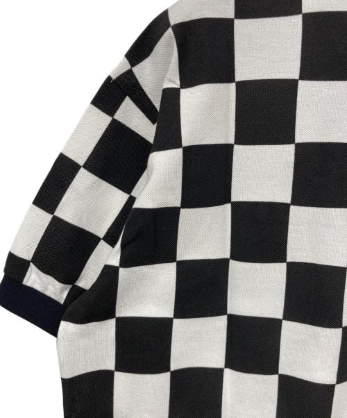 FRED PERRY（フレッドペリー）FRED PERRY (フレッドペリー) ポロシャツ ホワイト×ブラック サイズ:L 未使用品の古着・服飾アイテム