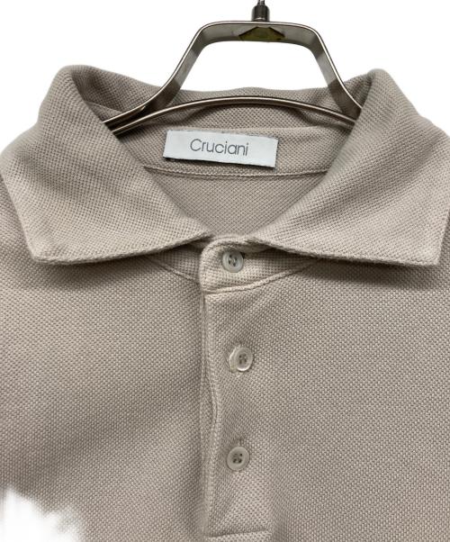 Cruciani（クルチアーニ）Cruciani (クルチアーニ) ポロシャツ ベージュ サイズ:52の古着・服飾アイテム