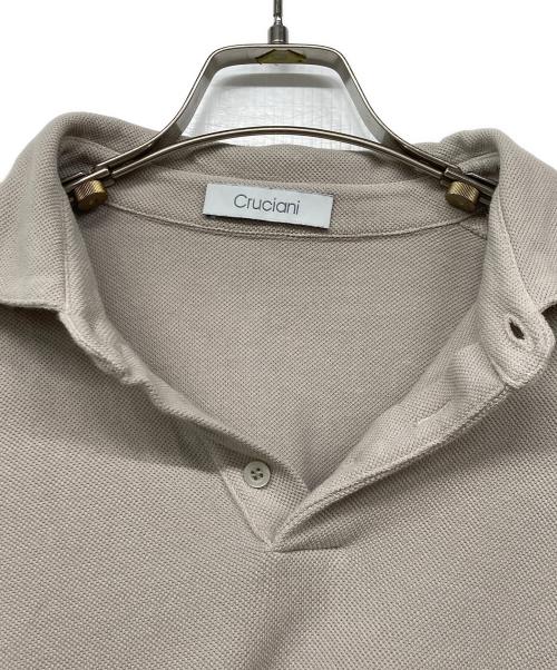 Cruciani（クルチアーニ）Cruciani (クルチアーニ) ポロシャツ ベージュ サイズ:52の古着・服飾アイテム