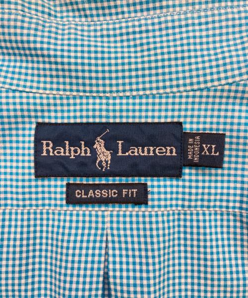 RALPH LAUREN（ラルフローレン）RALPH LAUREN (ラルフローレン) 半袖シャツ ライトブルー サイズ:XLの古着・服飾アイテム
