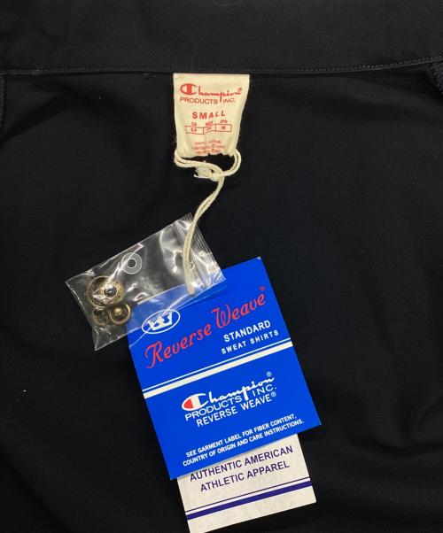 Champion REVERSE WEAVE（チャンピオン リバース ウィーブ）Champion REVERSE WEAVE (チャンピオン リバース ウィーブ) サイドラインロゴジャケット ネイビー サイズ:SMALL 未使用品の古着・服飾アイテム