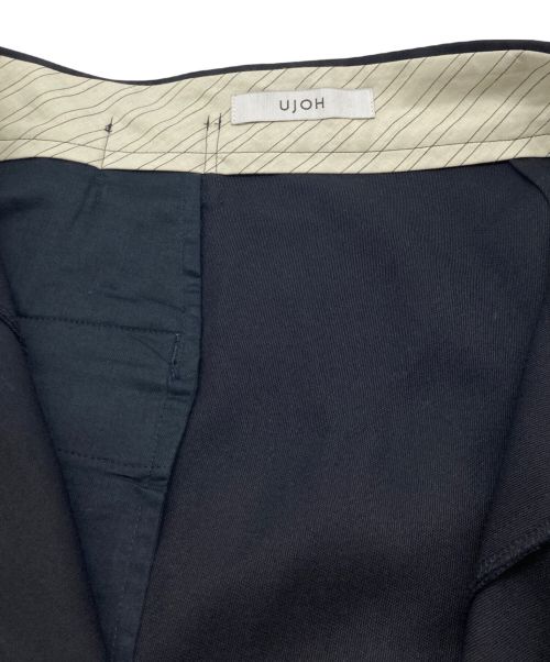 Ujoh（ウジョー）Ujoh (ウジョー) Slit Wrap SKT/スリットラップスカート ネイビー サイズ:2の古着・服飾アイテム